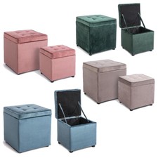 SET 2 POUF CONTENITORE