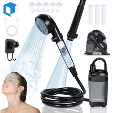 Doccia Portatile da Campeggio Esterno 6000mAh Pompa Acqua Ricaricabile 4 Modalità Spray