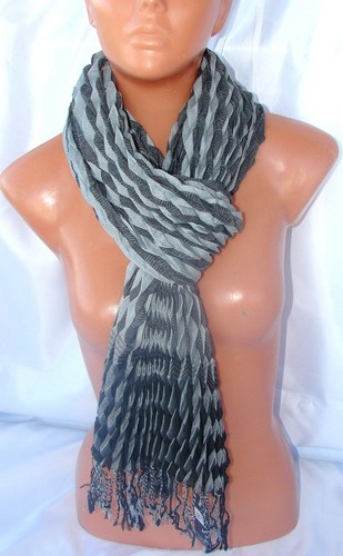 Grigio pashmina sciarpa - grigio,