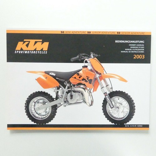 Ktm50 minijunior senior - minijunior,