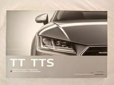 Brochure,depliant,opuscolo,catalogo AUDI TT TTS 2.0 tfsi-tdi  coupè rosdster '15