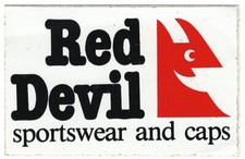 Red Devil Sportswear and caps