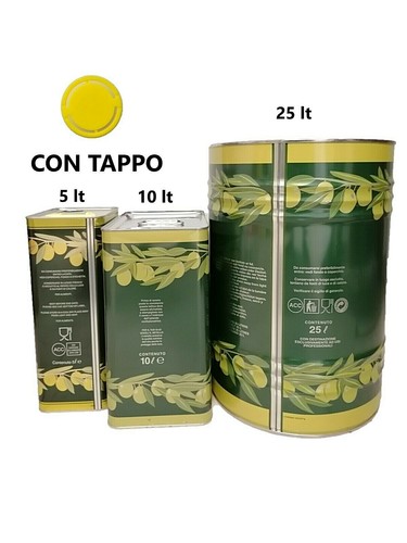 Lattina per olio - lattina, latta
