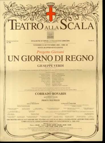 Teatro alla scala locandina - teatro,