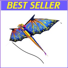 Aquilone grande All-in-One Easy Assembly - Dragon Design per portata vento 7-18 MPH