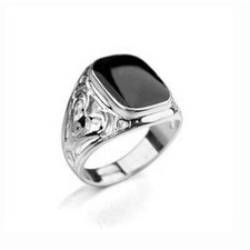 Herrenring Argento 18 Carati