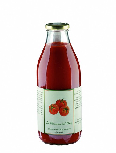 Pomodori ciliegia passati.