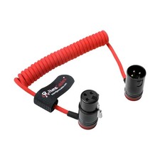 Cavo avvolgibile ultra flessibile XLR basso profilo 3 pin maschio a femmina