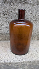antica bottiglia in vetro marrone dispensa contenitore balon soffiato a bocca