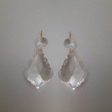 2pz Ricambio in cristallo mandorla pendente lampadario applique Murano Swarovski