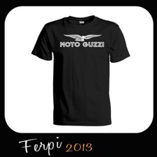 T-SHIRT MAGLIETTA MOTO GUZZI STAMPATA TG S
