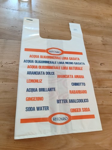 Recoaro pubblicità borsetta - recoaro,