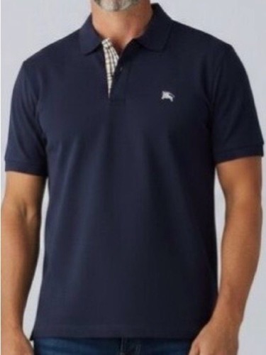 Polo uomo burberry navy - burberry,