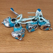 ? 12 Coppie Scarpette Bomboniere Elefante 4x2,5 cm 24 Pezzi Battesimo e Nascita