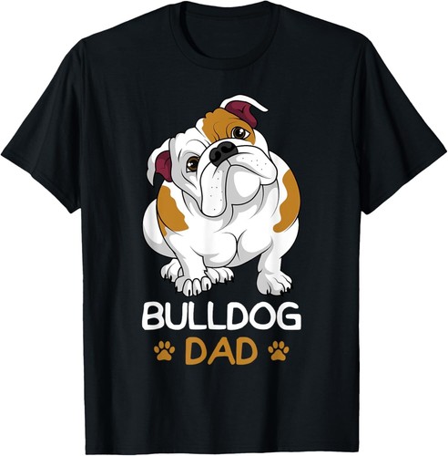 Bulldog dad funny - dad, english