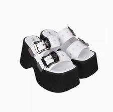 Gothic Womens Creeper Buckle