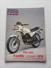 Fantic Motor 125 Strada FM 400 1982 manuale uso manutenzione originale italiano