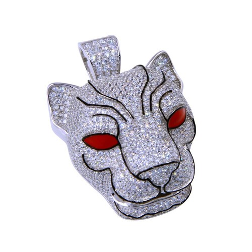 Argento sterling rosso occhi - rosso,