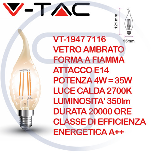 Tac 1947 lampadina - v-tac, vt-1947