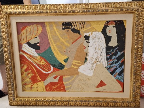 Serigrafia broccato di - su,