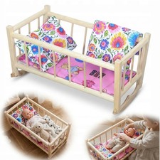 Culla RETRO legno bambola +