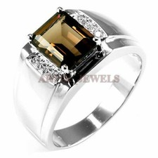 Naturale Fumoso Quarzo Con 14K