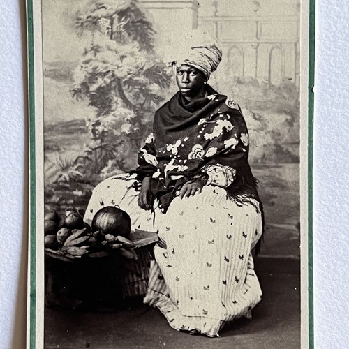 Antique cdv photograph black - cdv,