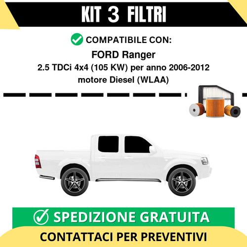Kit filtri tagliando - filtri, per