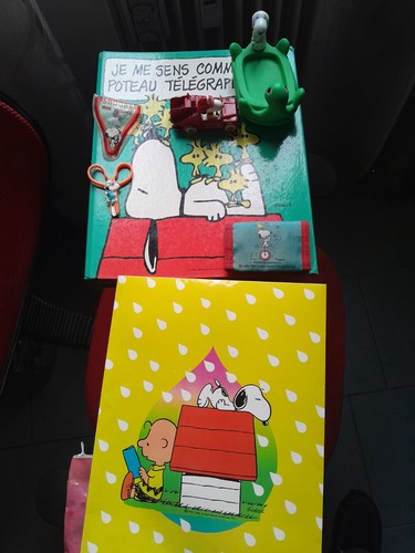 Snoopy peanuts lotto oggetti - lotto, 7