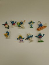 Lotto 9 puffi vintage Schleich