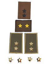 Grado Tenente Esercito Tubolari + Strappo + 4 Stelle a Vite Oro