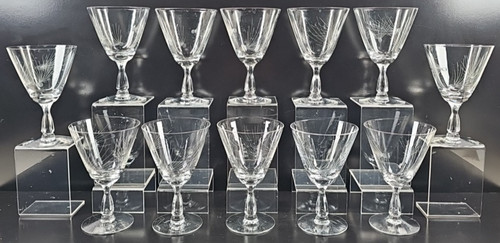Fostoria set calici acqua - (12),