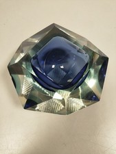 Posacenere Sommerso in Vetro di Murano Di "Flavio Poli" Vintage Anni '70