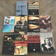 Lot Of 10 Noir Books The Maltese Falcon Dashiell Hammett Ripley Raymond Chandler