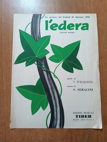 Edera festival sanremo - l'edera, di