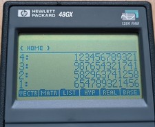 Calcolatrice RAM HP48GX 128K