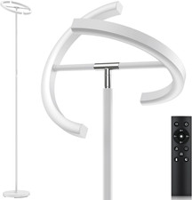 Lampada Da Terra Salotto, 22W Piantana Lampada Da Terra Dimmerabile Con Telecoma