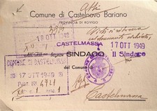 § CASTELNOVO BARIANO 1949 -