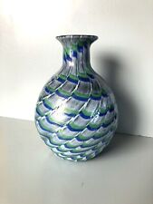 ANTICO VASO VETRO Murano LAVORAZIONE FENICIO a CANNE ATTR. Ercole Barovier 1936