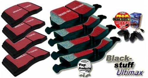 Ebc bremsbeläge blackstuff - bremsbeläge,