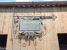 Insegna da esterno in Ghisa e