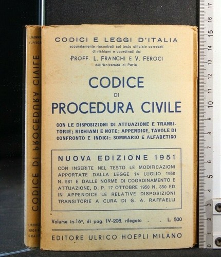 Codice procedura civile - procedura,
