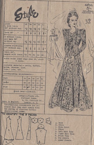 Abito sposa anni - '40, ww2