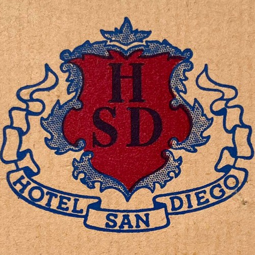 Vintage 1941 san diego hotel - san,