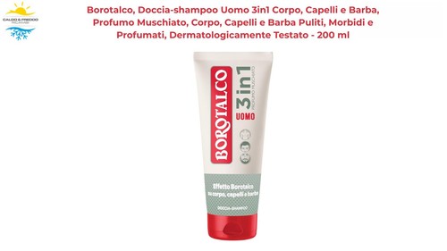 Borotalco doccia shampoo uomo - borotalco,,