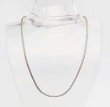 Collana Vintage In Argento Sterling Con Chiusura A Toggle Da 19 Pollici