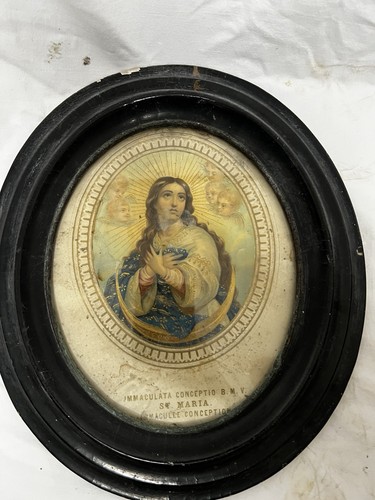 Antico quadro ovale - antico,