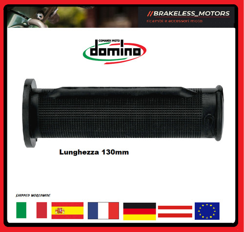 Manopole domino daytona nere - manopole,