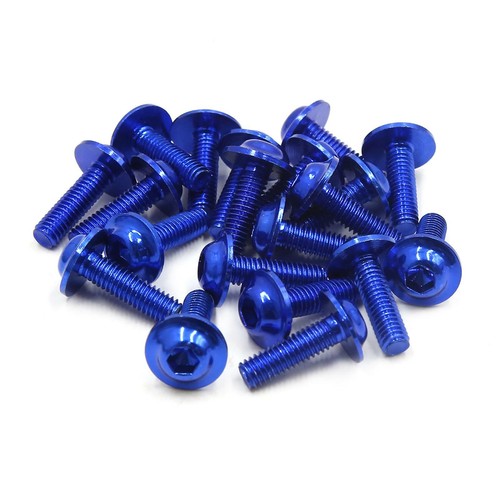 20pz blu lega alluminio