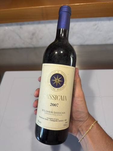 2007 sassicaia bolgheri - sassicaia,